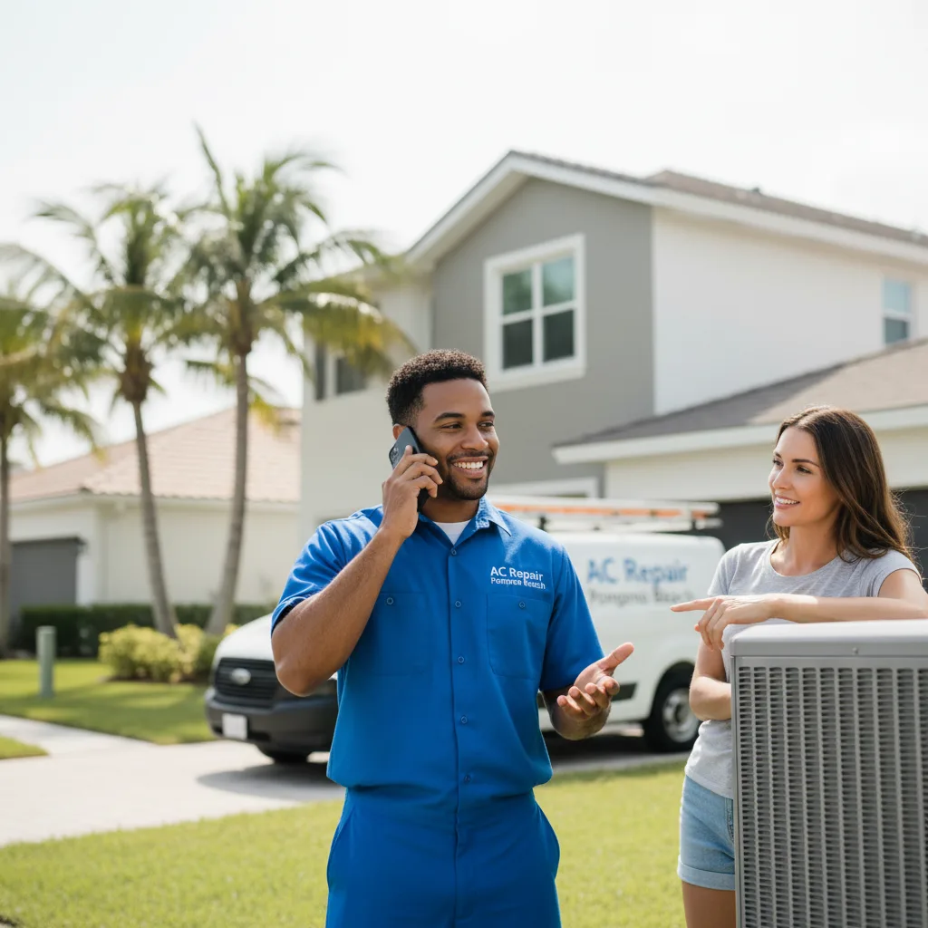 AC Repair Pompano Beach customer support in Vienna